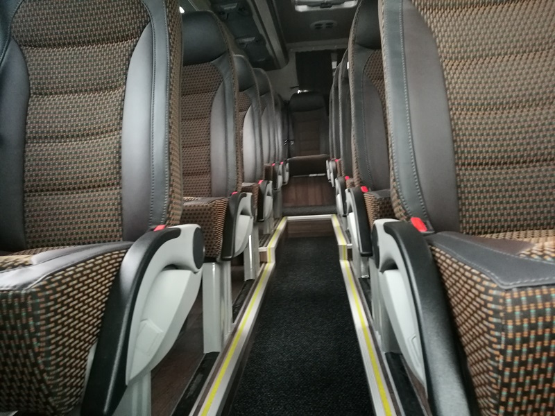 Comfortabele Sprinter stoelen