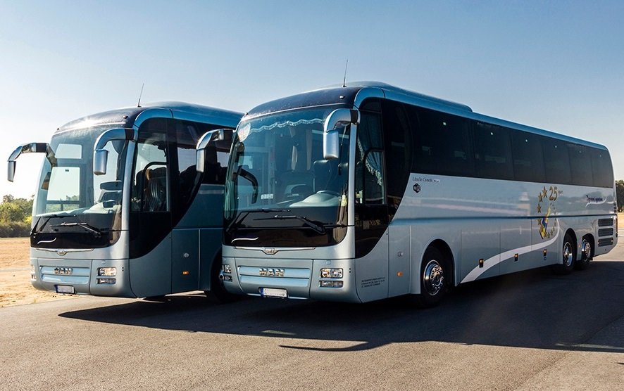 Comfortabele touringcar stoelen